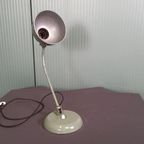 Bureaulamp Militair Met Kogelgewricht (Vintage) thumbnail 4