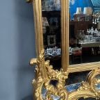 Console In Louis Xv-Stijl Met Spiegel. thumbnail 4