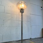 Vintage Staanlamp: Chroom & Glas 'leclaire & Schâfer thumbnail 4