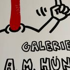 Keith Haring (1958-1990), Original 1991 Exhibition Poster thumbnail 3