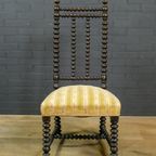 Antique French Bobbin Chair, 19Th Century thumbnail 5