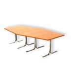 Grote Vintage Vergadertafel / Eettafel Van Lübke Uit De Jaren ’70 thumbnail 7