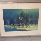 Luc De Ro Blauw Landschap thumbnail 4