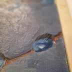 Mari Trappeniers Oud Schilderij Portret Olieverf Op Doek thumbnail 6
