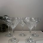 Set Van 5 Kristallen Champagne Glazen thumbnail 3