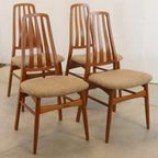 Set 4 Vamdrup Stoelen Eetkamerstoelen Vintage Deens thumbnail 2