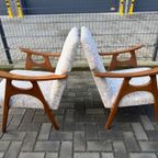 Set Van 2 Vintage Relax Stoelen thumbnail 5