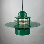 1 Of 20 Louis Poulsen Green Pendant Light Orbiter Xl By Jens Møller Jensen, 1963 thumbnail 9