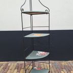 Etagiere - Plantentafel - Hoekkast - Groen-bloemen thumbnail 2