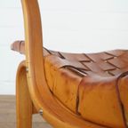 Bruno Mathsson Leather Lounge Chair Model Eva thumbnail 6