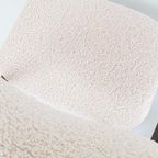 3 Palissander Stoelen Eettafel Crème Teddy Stof | Danish thumbnail 7