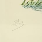 Kleuren Litho’s Boris Riab Jachthond Gesigneerd Kunst Paris thumbnail 7