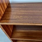 Jaren 50/60 Scandinavisch Wandmeubel Wandrek (teak-grenen-fineer) thumbnail 10