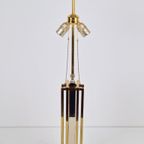 Vintage Tafellamp Willy Daro Regency Messing Chroom '80 Lamp thumbnail 7