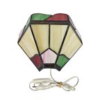Wandlamp - Tiffany Stijl - Glas En Lood - 3e Kwart 20e Eeuw thumbnail 6