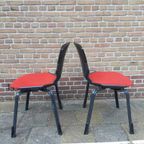 Set Of 4 Vintage Chairs Made By Froescher, Germany thumbnail 15