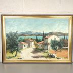 Nicole Le Guen - Schilderij - Landschap In Frankrijk thumbnail 2
