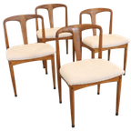 4x Johannes Andersen Voor Uldum Juliane Stoelen 'dyrepark' Vintage thumbnail 18