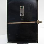 Antieke Ijzeren Art Deco Muziekstandaard, Tafelmodel thumbnail 2