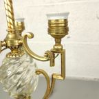 Verguld Bronzen Tafellamp Met Glazen Ei thumbnail 9