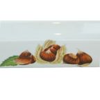 Grote Vintage Franse Ovenschaal Wit Porselein Pillivuyt Kalkoen Kastanjes 38Cm thumbnail 9