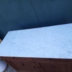 Art Deco Kastje Jr 20 Eiken Commode Wastafelkastje Dressoir thumbnail 7