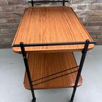 Mid Century Houten Trolly, Vintage Design Serveerwagen Uit Duitsland thumbnail 9