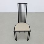 6X Postmodern Dining Chair, 1980S thumbnail 8