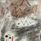 Joan Miró (1893-1983) – Woman And Birds In Front Of The Sun thumbnail 9