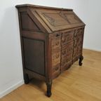 Brocante Vintage Secretaire Ladekast Landelijk Bureau Buro 1 thumbnail 11