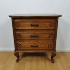 Vintage Landelijk Ladekastje Ladekast, Commode Dressoir 2405 thumbnail 5