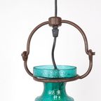 Raak Stalactiet Glazen Hanglamp Groen, Nanny Still 1960S thumbnail 7