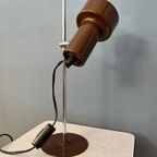 Vintage Bruine Verstelbare Ruimtetijdperk Bureaulamp thumbnail 10