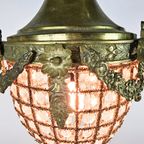 Lumi Design - Hanglamp - Brons - Kristal - 'Ananas' - 3E Kwart 20E Eeuw thumbnail 5