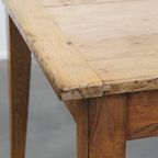 Zeer Grote En Karaktervolle Antieke Eikenhouten Xxl Eettafel Voor 8 Tot 10 Personen thumbnail 15