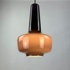 Purple Opaline Glass Pendant Light Kreta Holmegaard By Jacob Bang, 1960 thumbnail 5