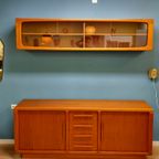 Vintage Dressoir + Vitrine Wandkast Silkeborg thumbnail 20
