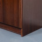 Vintage Danish Walnut Veneer Cabinet / Boekenkast / Buffetkast / Kastfrom 1970’S thumbnail 8