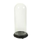 Grote Antieke Stolp Globe Mondgeblazen Aziatische Houten Basis thumbnail 8