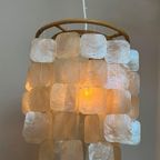 Set Van 2 Capiz Schelpen Schelp Hanglamp Hanglampen Bamboe Frame thumbnail 7