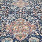 Voornamelijk Donkerblauwe Oosterse Loper Van 283x105cm Met Prachtige Kleuren En Patronen thumbnail 5