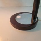 Grote Vintage Donker Paarse Space Ace Bureau Lamp. thumbnail 10