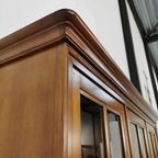 Antieke Vintage Landelijke Boekenkast Buffetkast Wandkast Vitrinekast thumbnail 18