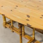 1970’S Scandinavian Modern Pine Gateleg Table thumbnail 6