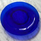 4x Dinerbord Donkerblauw Glas thumbnail 3
