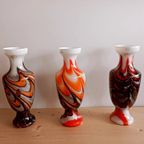 Vintage Handgemaakte Opaline Florance Italy Vazen Jaren 60-70 thumbnail 6