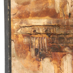 Vintage Schilderij Artwork Finn Lorentzen 'sommerfugel' thumbnail 10