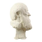 Grote Klassieke Buste Oude Man Met Baard Gips 50cm thumbnail 8