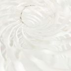 Vintage Glazen Vaas Murano 1950’s Swirl Wit thumbnail 3