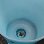 Vintage Tafellamp Ikea Lykta Blauw Glas thumbnail 4